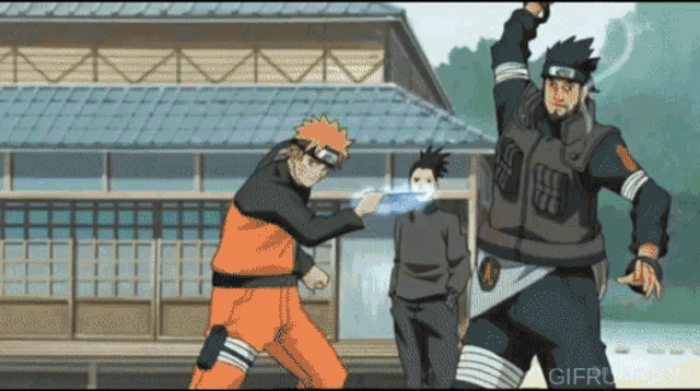 a gif of naruto and his friends fighting