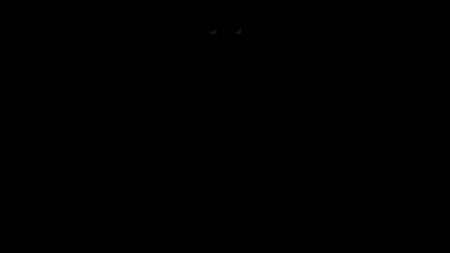 a green light is shining on a black background