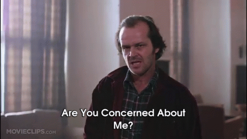 The Shining GIF - The Shining Concerned Are You Concerned About Me GIFs