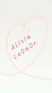 Name Alicia Leonor GIF - Name Alicia Leonor Heart GIFs