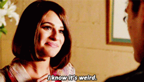 Glee Rachel Berry GIF - Glee Rachel Berry I Know Its Weird GIFs