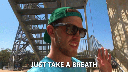 Just Take A Breath How Ridiculous GIF - Just Take A Breath How Ridiculous Deep Breath GIFs