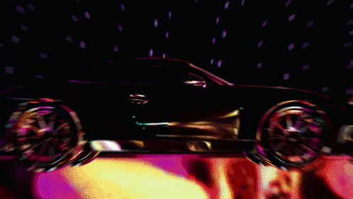 a blurred image of a person 's face with a black background