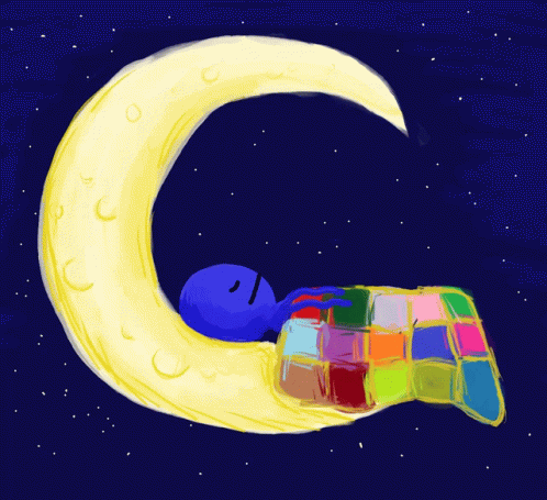 Moon Sleep GIF