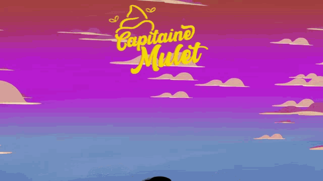 a man giving a thumbs up in front of a sign that says capitaine mulet