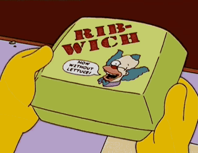 The Simpsons Ribwich GIF - The Simpsons Ribwich So Good GIFs
