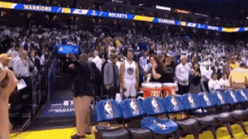 the golden state warriors are playing the rockets