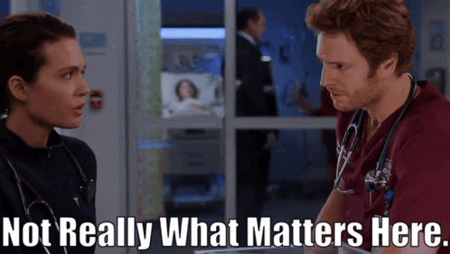 Chicago Med Natalie Manning GIF - Chicago Med Natalie Manning Not Really What Matters Here GIFs