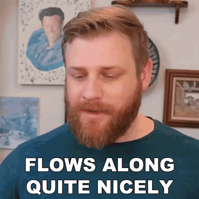 Flows Along Quite Nicely Grady Smith GIF - Flows Along Quite Nicely Grady Smith Moves Smoothly GIFs