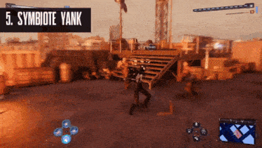a screenshot of a video game with the number 5 on it