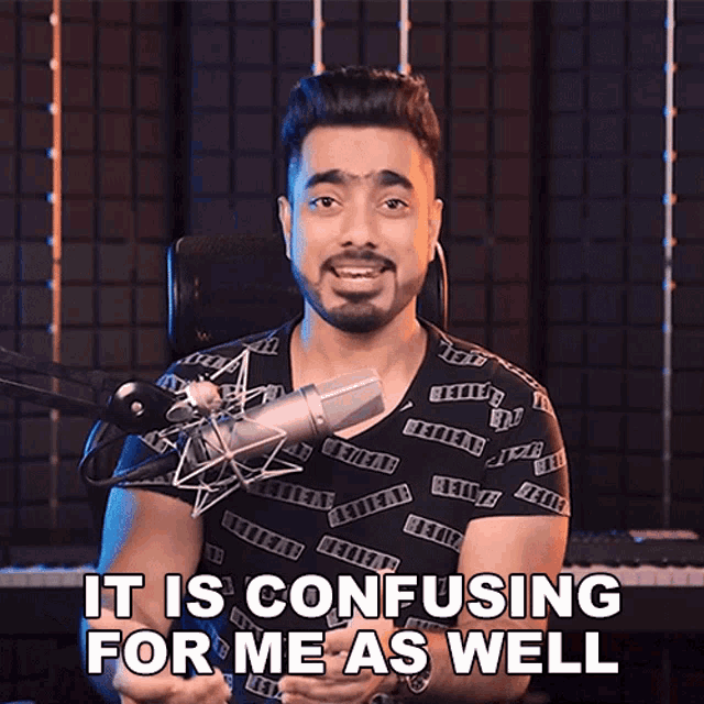 It Is Confusing For Me As Well Unmesh Dinda GIF - It Is Confusing For Me As Well Unmesh Dinda Piximperfect GIFs
