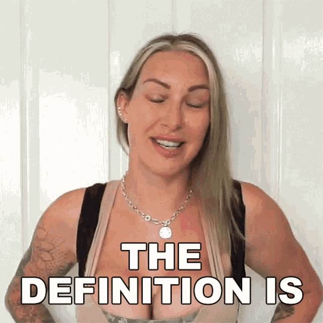 The Definition Is Amazing Tracy Kiss GIF - The Definition Is Amazing Tracy Kiss The Definition Is Absolutely Great GIFs