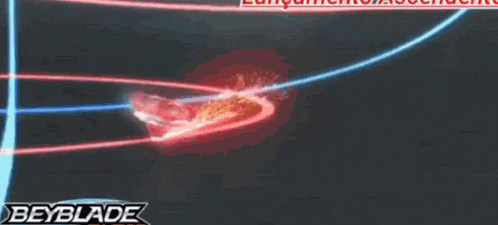 a beyblade game is being played on a computer