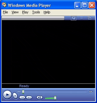 a windows media player is open and ready to play a video