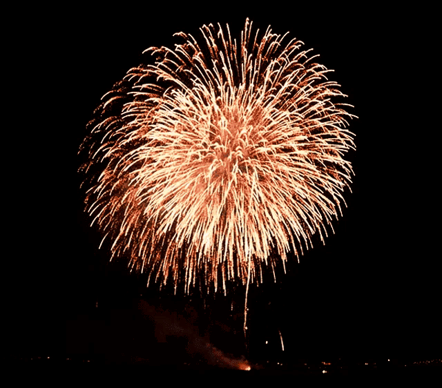 a fireworks display in the night sky with a large fireworks display in the center