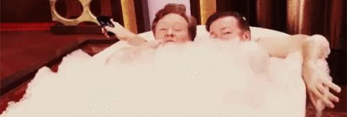 Conan Ricky Gervais GIF - Conan Ricky Gervais Bath GIFs