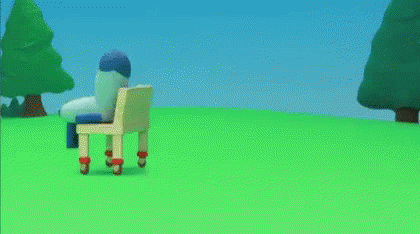 コッシー GIF - Kossy Spinning Chair GIFs