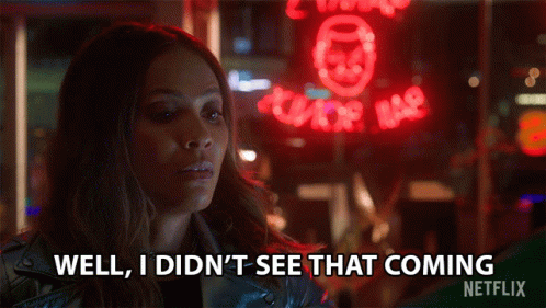 Well I Didnt See That Coming Lesley Ann Brandt GIF - Well I Didnt See That Coming Lesley Ann Brandt Mazikeen GIFs