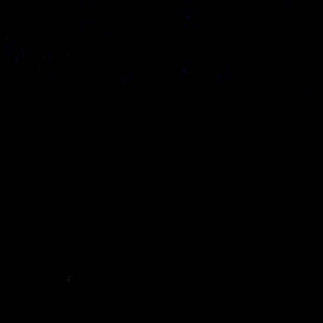 a black background with a lot of colorful squares