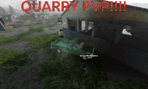 a screenshot of a video game called quarry pvp !!!