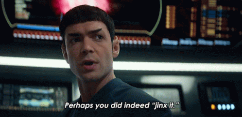 Perhaps You Did Indeed Jinx It Spock GIF - Perhaps You Did Indeed Jinx It Spock Ethan Peck GIFs