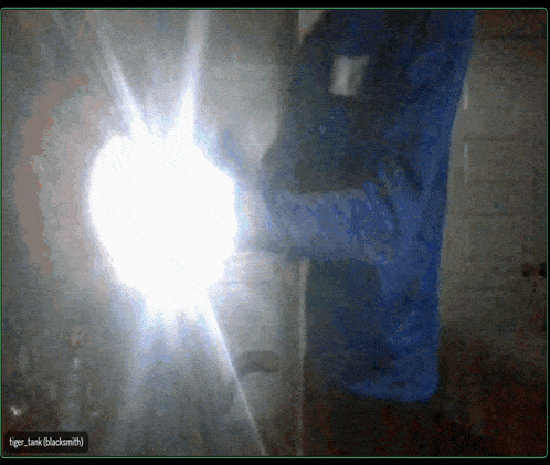 a picture of a tiger tank blacksmith is displayed on a screen