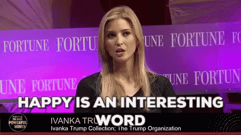 Ivanka Trump Happy GIF - Ivanka Trump Happy Interesting GIFs