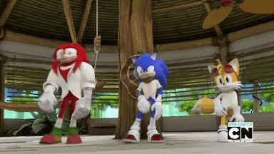 Sonic Dream Boat Express GIF - Sonic Dream Boat Express Group Dance GIFs