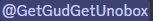 a blurred image of the words get gudget unobox