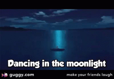 Dancing Moon GIF - Dancing Moon Night Blue GIFs