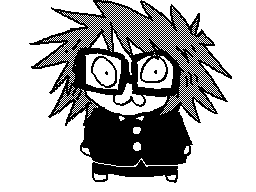 a black and white drawing of a person 's hair