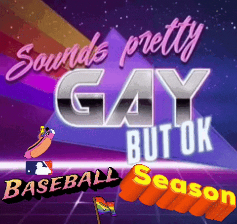 a poster that says sounds pretty gay but ok on it