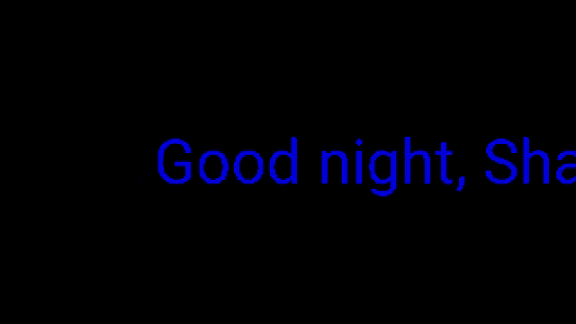 a black background with the words night shaira & ily written in blue