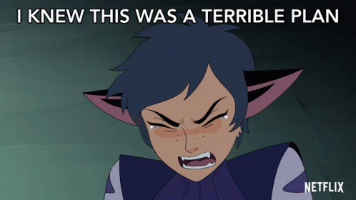 I Knew This Was A Terrible Plan Catra GIF - I Knew This Was A Terrible Plan Catra Shera And The Princesses Of Power GIFs