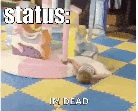 Status Tired GIF - Status Tired Dead GIFs