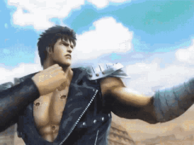 Toki And Ken Fighting GIF - Toki And Ken Fighting Punch GIFs