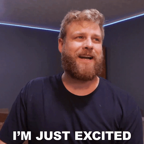 I'M Just Excited Grady Smith GIF - I'M Just Excited Grady Smith I'M Thrilled GIFs