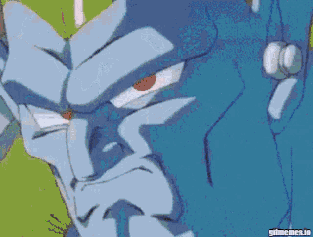 a close up of a cartoon character 's face with gifmeme.io in the bottom right
