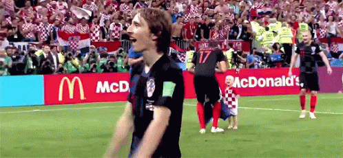 World Cup Croatia GIF - World Cup Croatia Luke Modric GIFs
