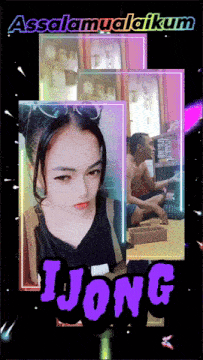 a picture of a woman and a man with the name i jong on it
