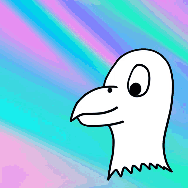 a pigeon with a speech bubble that says " persuasive pigeon "