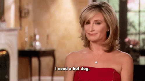 Hot Dog GIF - Real Housewives I Need A Hot Dog Nod GIFs