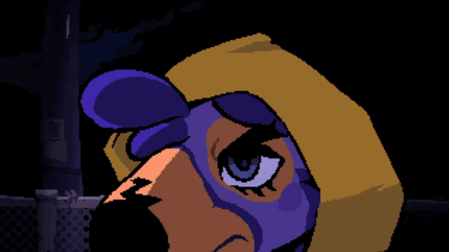 a pixel art drawing of a person 's eye