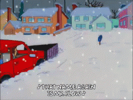 Snow Plow GIF - Snow Plow Winter Mr Plow GIFs