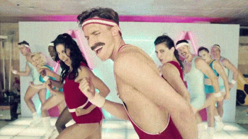 Mustache GIF - Dance Gym Mustache GIFs