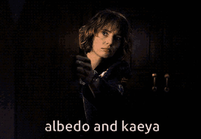 Stranger Things Albedo And Kaeya GIF - Stranger Things Albedo And Kaeya Albedo GIFs