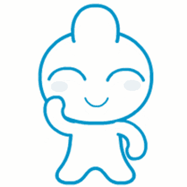 a cartoon drawing of a condom with a smile on his face