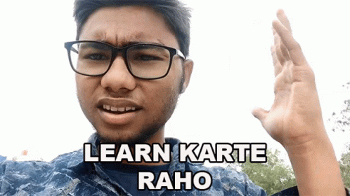Learn Karte Raho Sachin Saxena GIF - Learn Karte Raho Sachin Saxena लर्नकरतेरहो GIFs