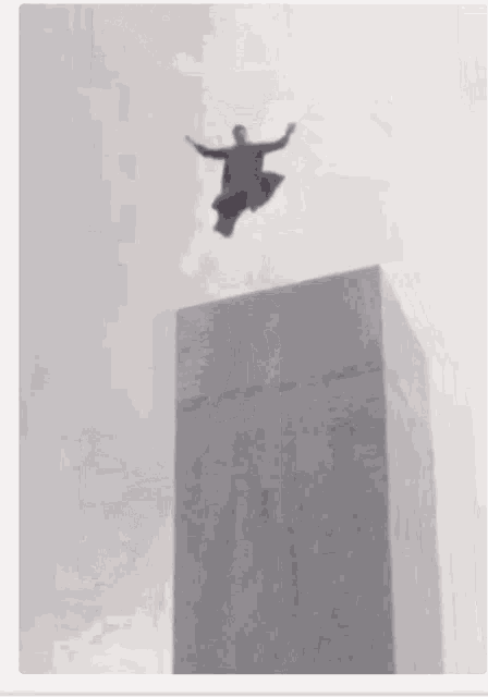 a bird is flying in the air near a tall building .