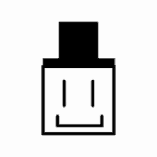 a black and white icon of a bottle with a smiley face .